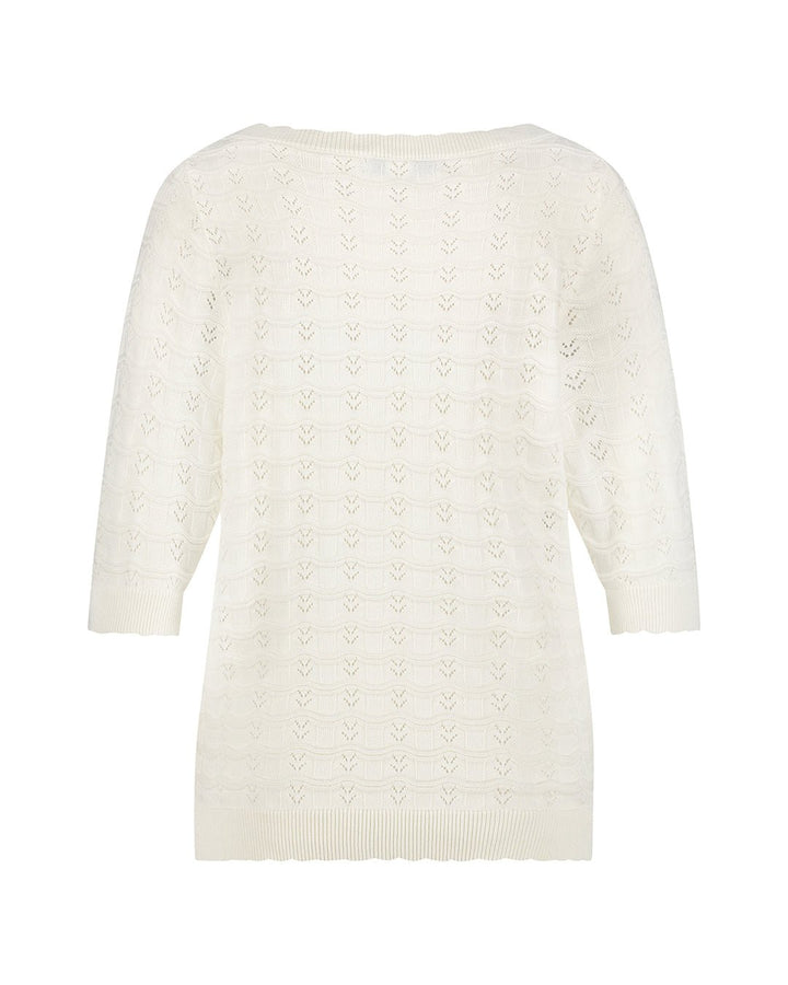 Sweet Pointelle Offwhite | Genser | Smuk - Dameklær på nett