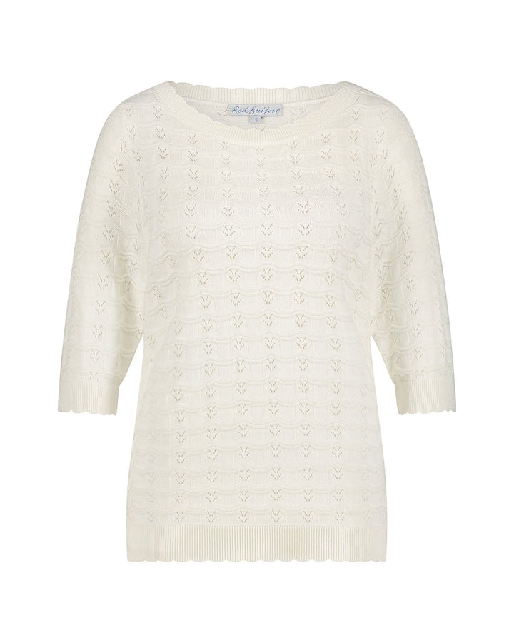 Sweet Pointelle Offwhite | Genser | Smuk - Dameklær på nett