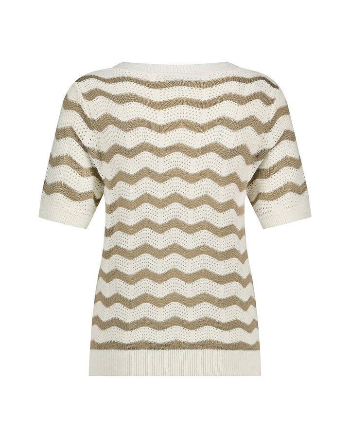Sweet Zigzag Pebble | Topper | Smuk - Dameklær på nett