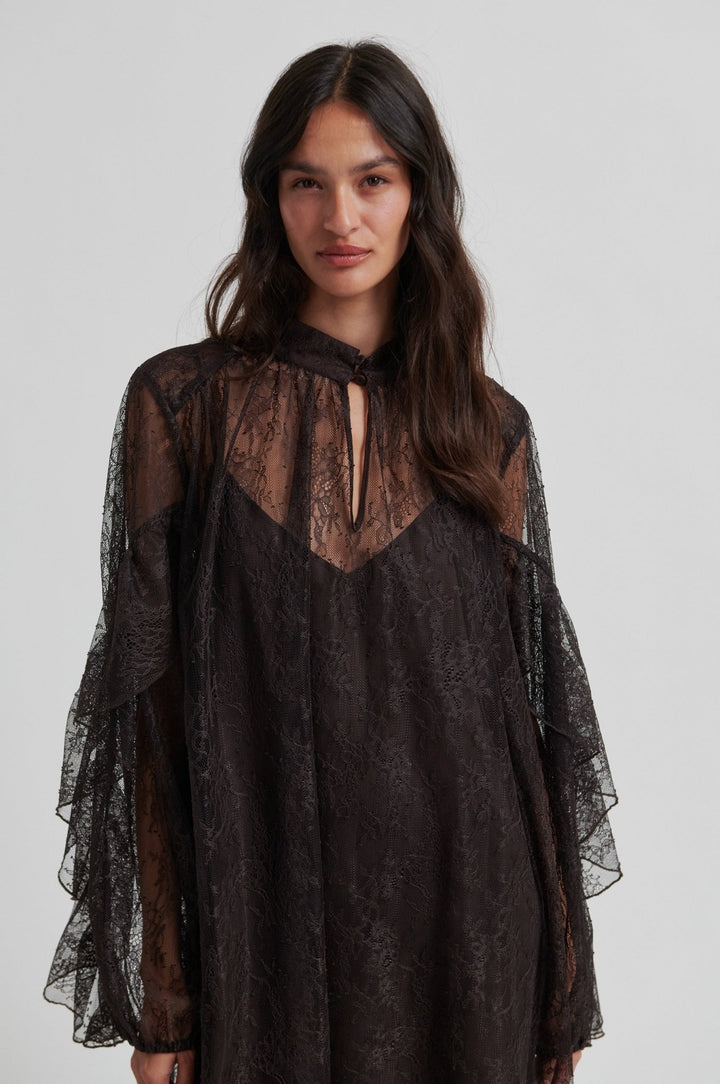Sybell Lace Dress Chocolate Torte | Kjoler | Smuk