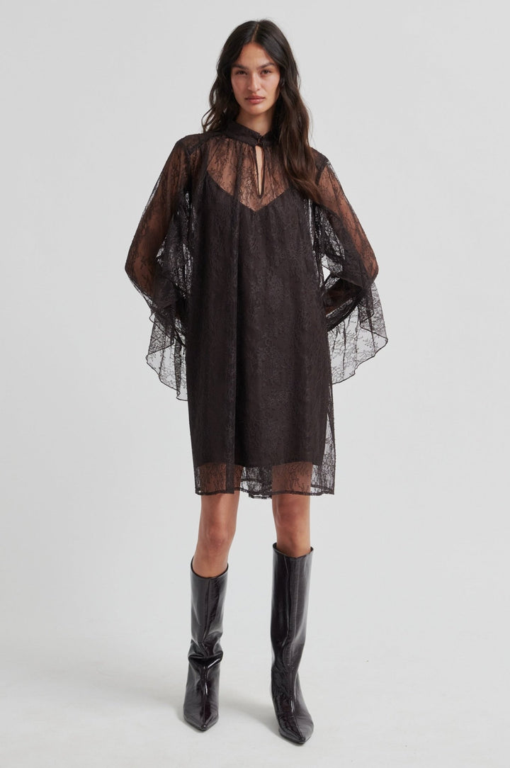 Sybell Lace Dress Chocolate Torte | Kjoler | Smuk
