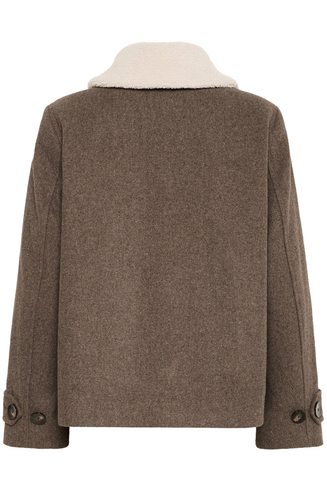 Sylvia Outerwear Dark Walnut Melange | Yttertøy | Smuk - Dameklær på nett