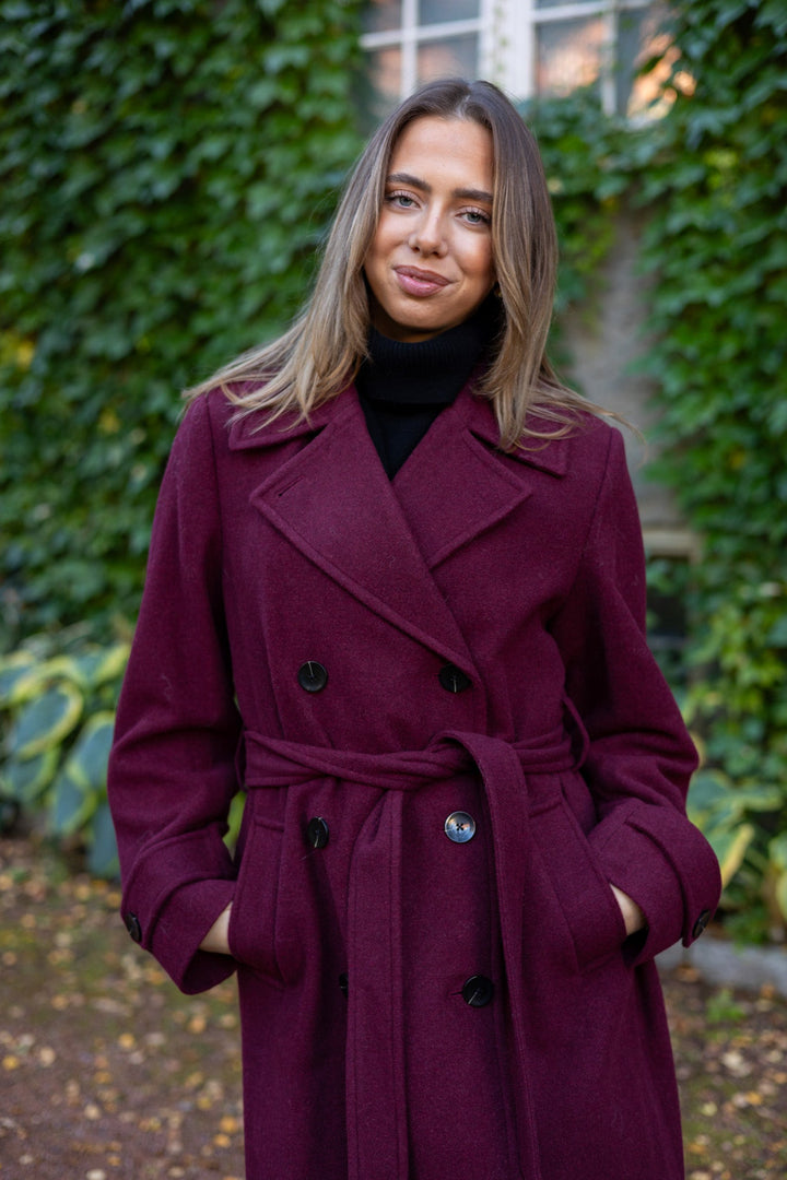 Synnepw Outerwear Tawny Port Melange | Yttertøy | Smuk - Dameklær på nett
