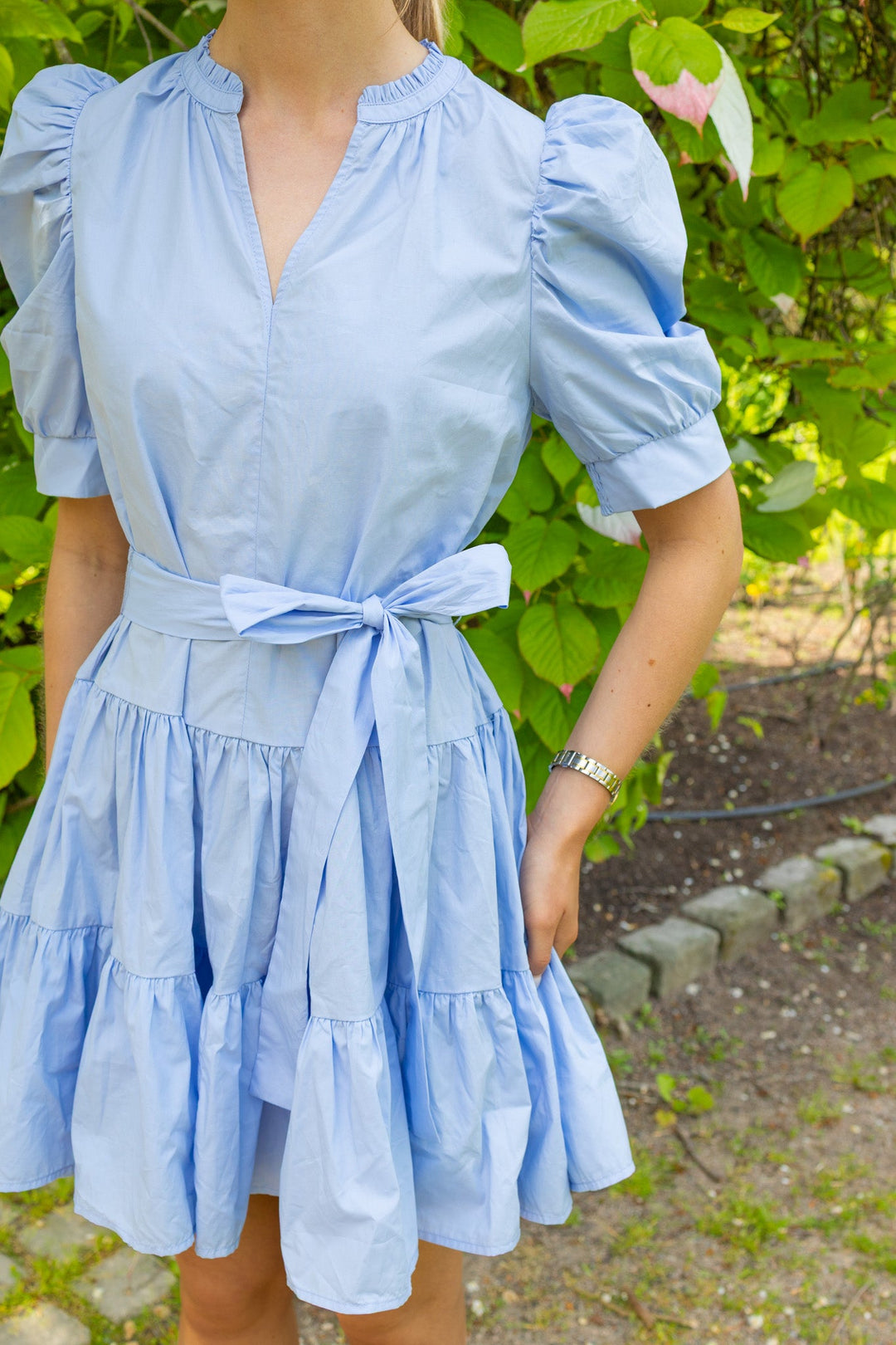 Tabbie Poplin Dress Light Blue | Kjoler | Smuk