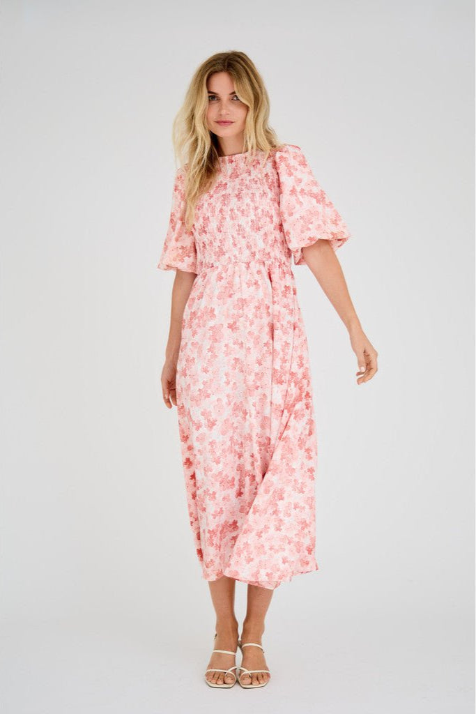 Tabita Dress Rose/White | Kjoler | Smuk - Dameklær på nett