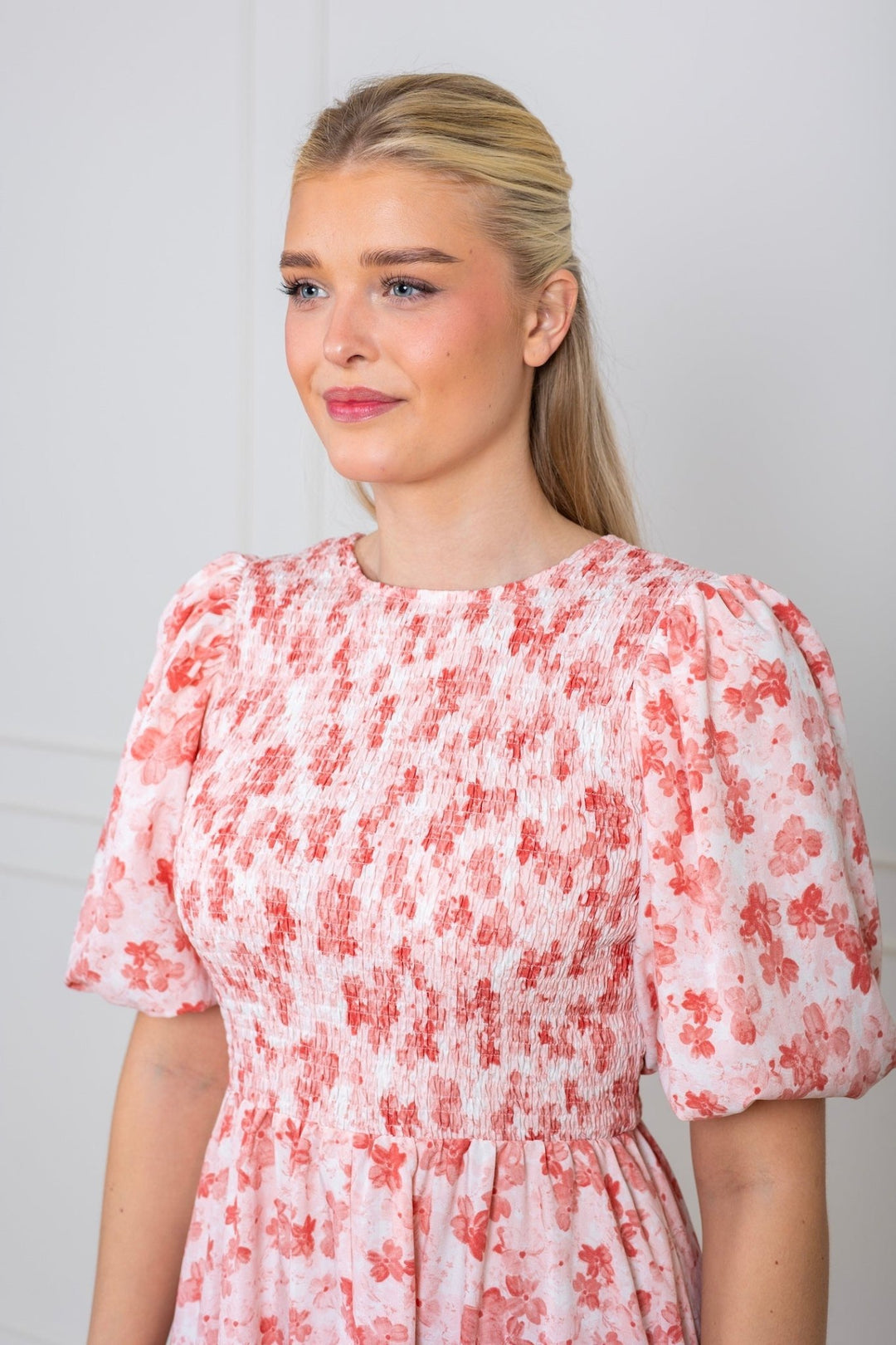 Tabita Dress Rose/White | Kjoler | Smuk - Dameklær på nett