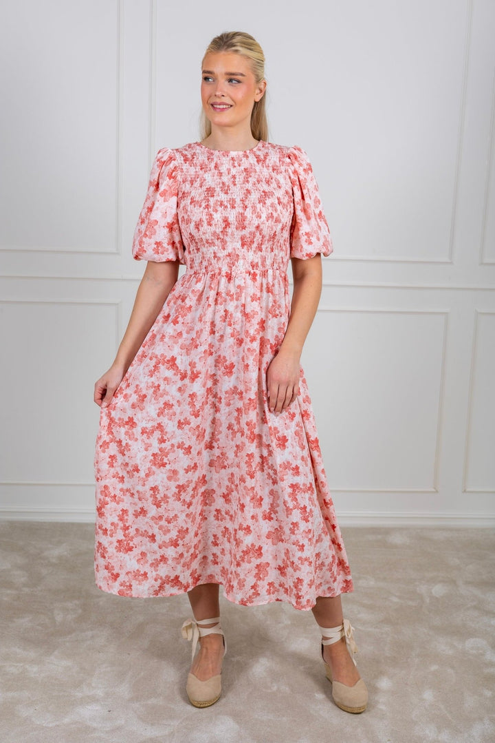 Tabita Dress Rose/White | Kjoler | Smuk - Dameklær på nett