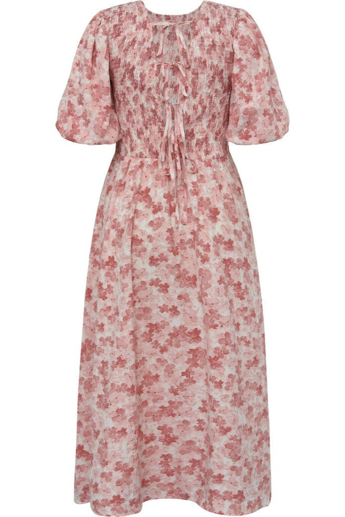 Tabita Dress Rose/White | Kjoler | Smuk - Dameklær på nett