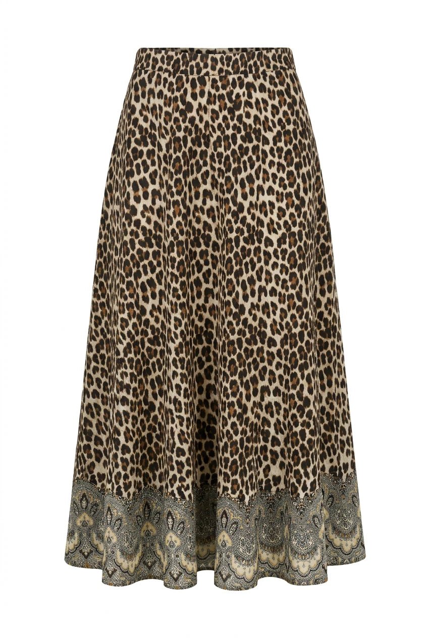 Taffeta Maxi Skirt Wild Paisley | Skjørt | Smuk