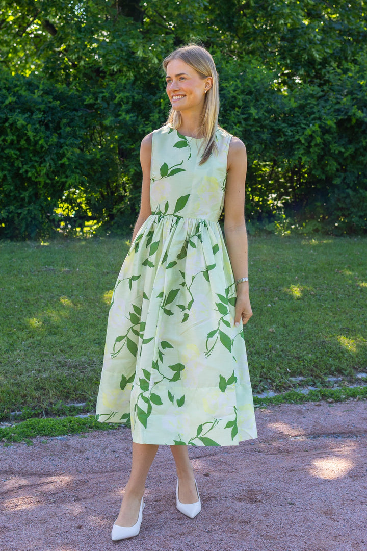 Taffeta Midi Dress Soft Pastel | Kjoler | Smuk
