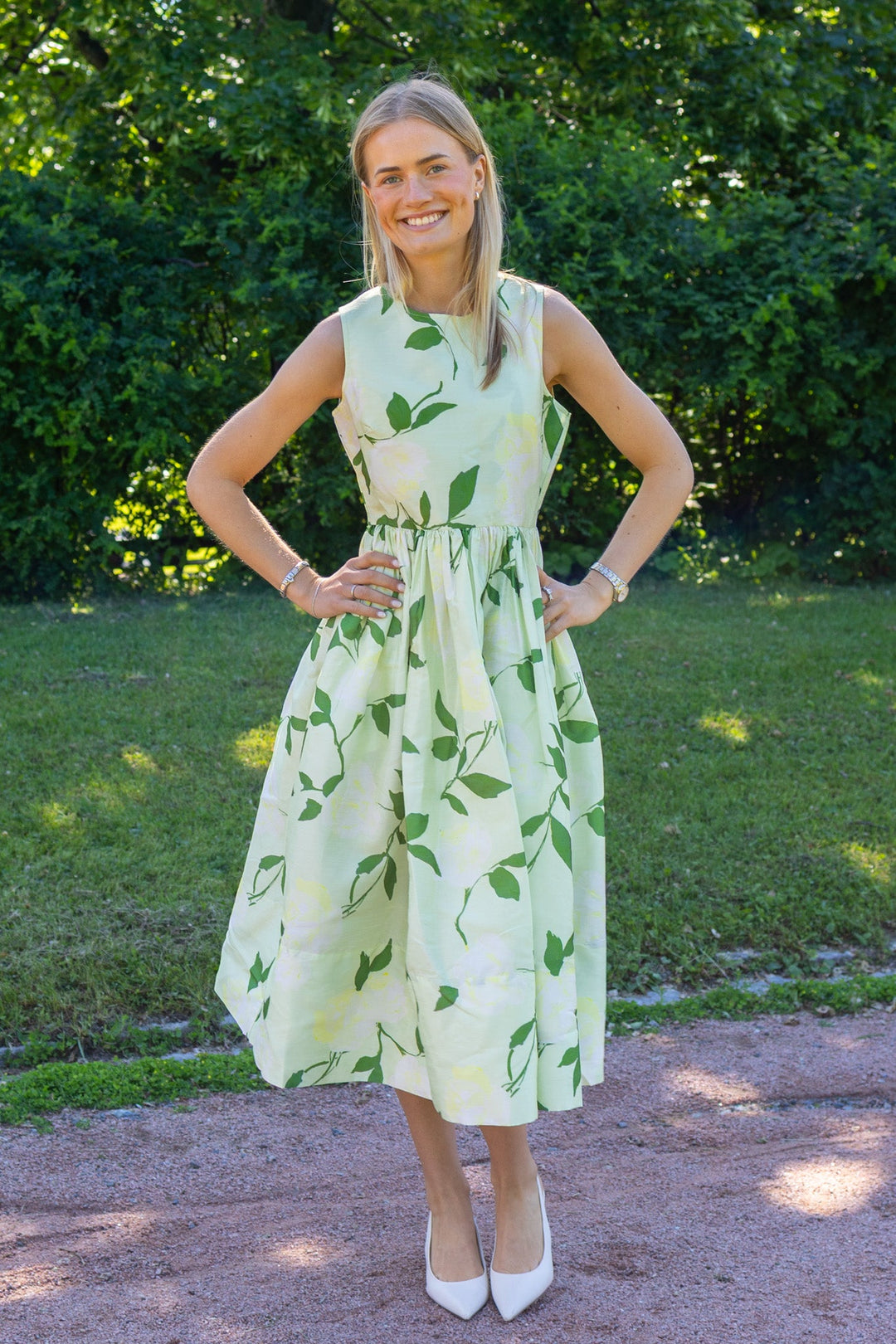 Taffeta Midi Dress Soft Pastel | Kjoler | Smuk