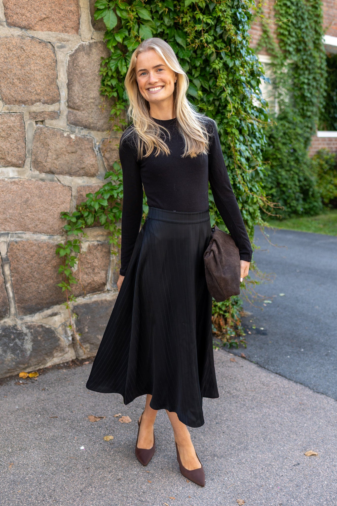 Tailored Midi Skirt Black | Skjørt | Smuk