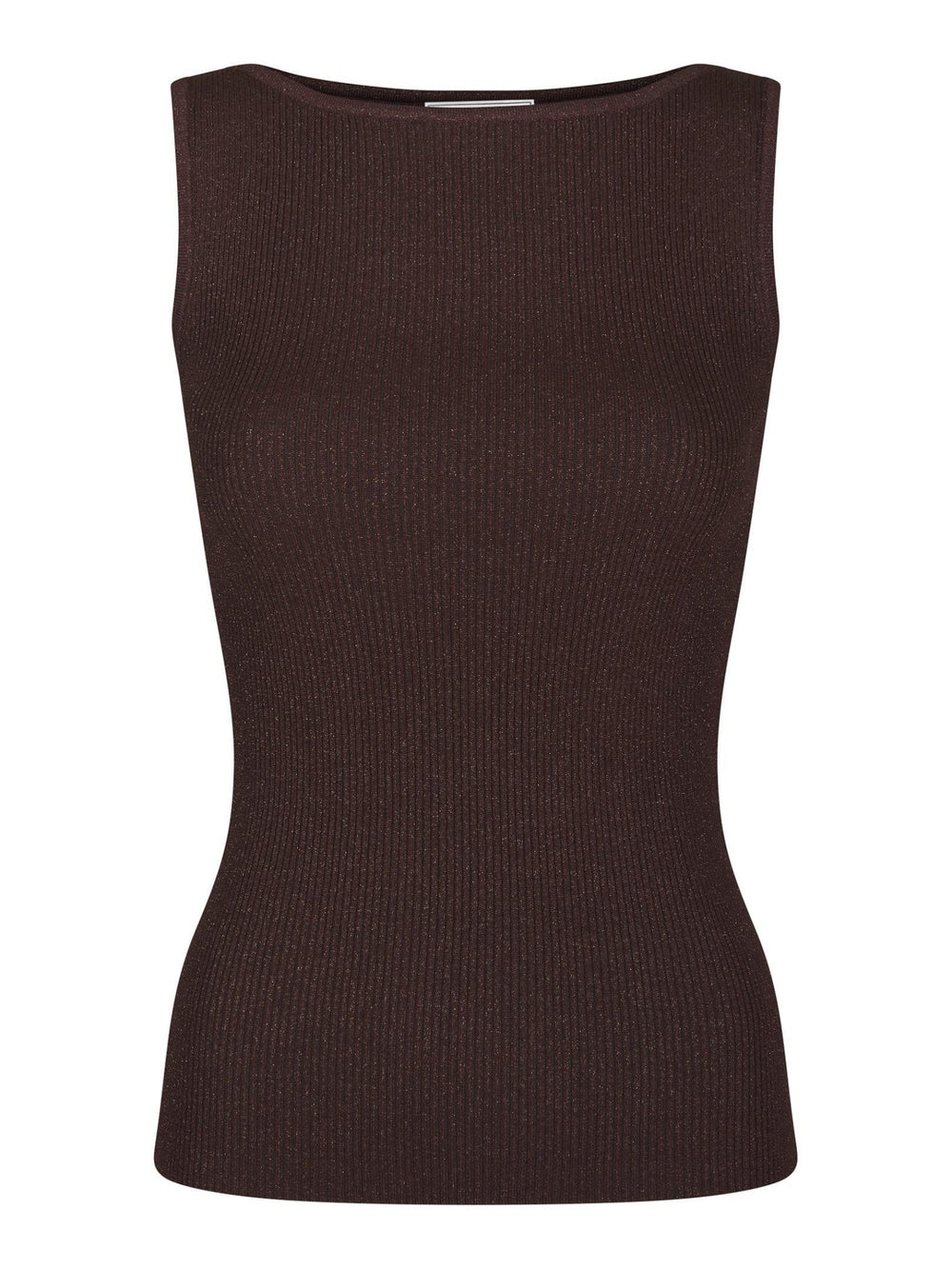 Talia Glitter Knit Top Burgundy | Genser | Smuk