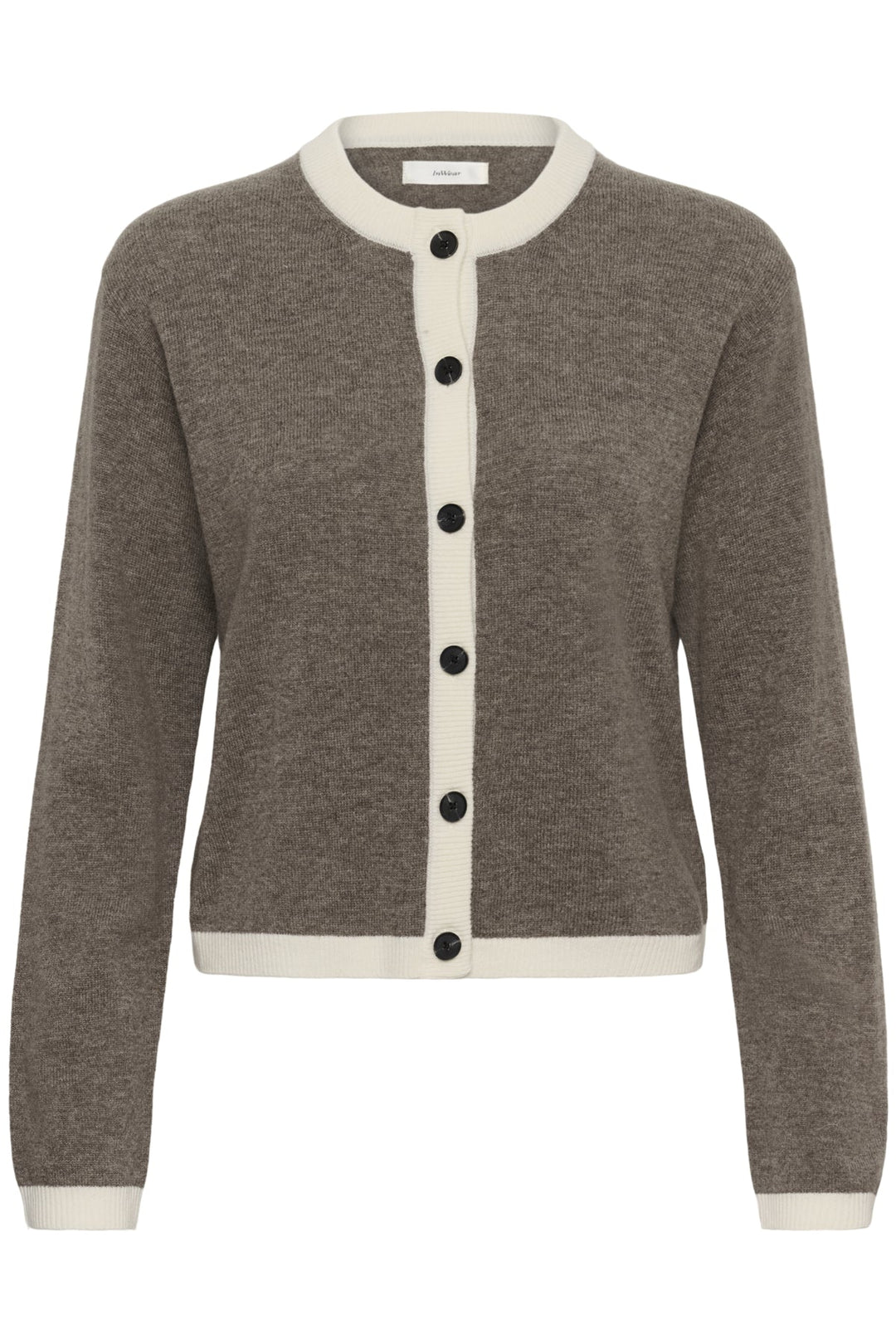 Tallyiw Monika Cardigan Chocolate Brown Melange | Genser | Smuk