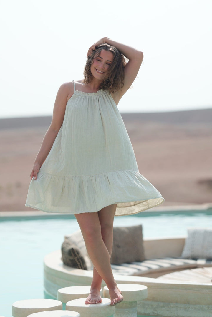 Tanger Short Dress White Swan | Kjoler | Smuk