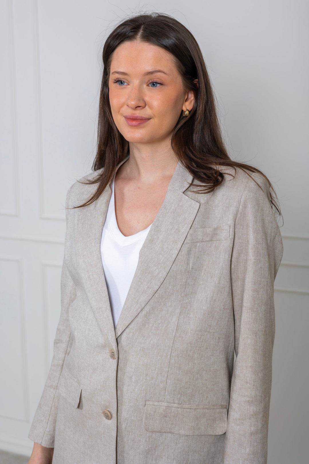 Tania - Rita Ls Relaxed Blazer Nomad Melange | Blazer | Smuk - Dameklær på nett