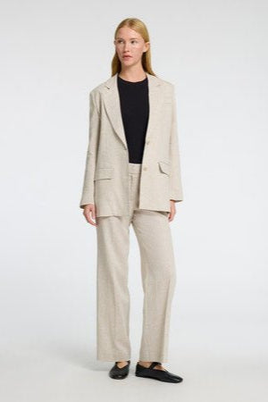 Tania - Rita Mw Wide Pant Nomad Melange | Bukser | Smuk - Dameklær på nett