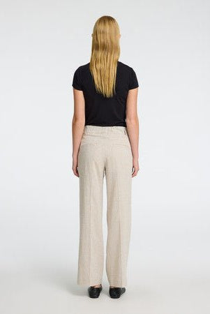 Tania - Rita Mw Wide Pant Nomad Melange | Bukser | Smuk - Dameklær på nett