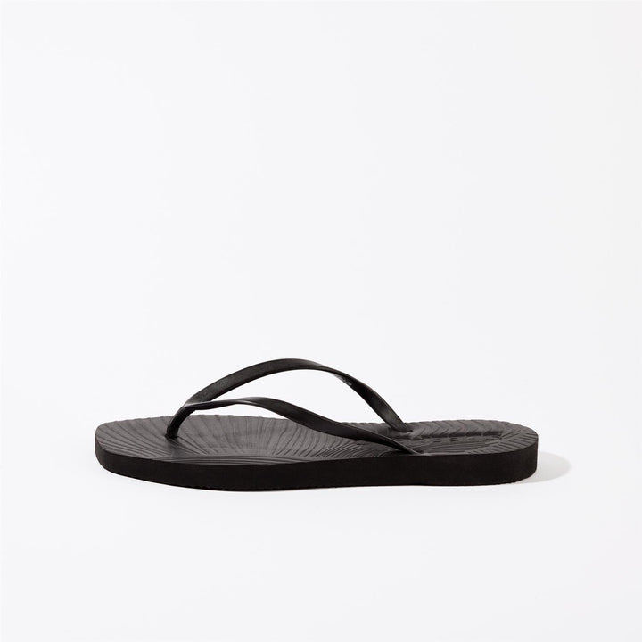 Tapered Flip Flop Black | Sko | Smuk