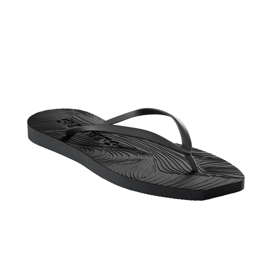 Tapered Flip Flop Black