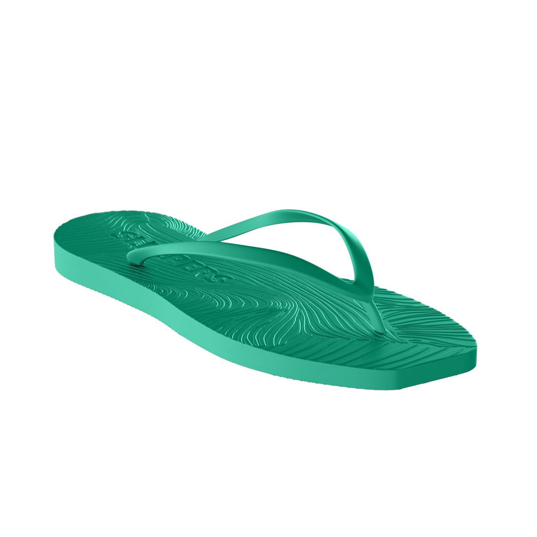 Tapered Flip Flop Emerald Green | Sko | Smuk - Dameklær på nett