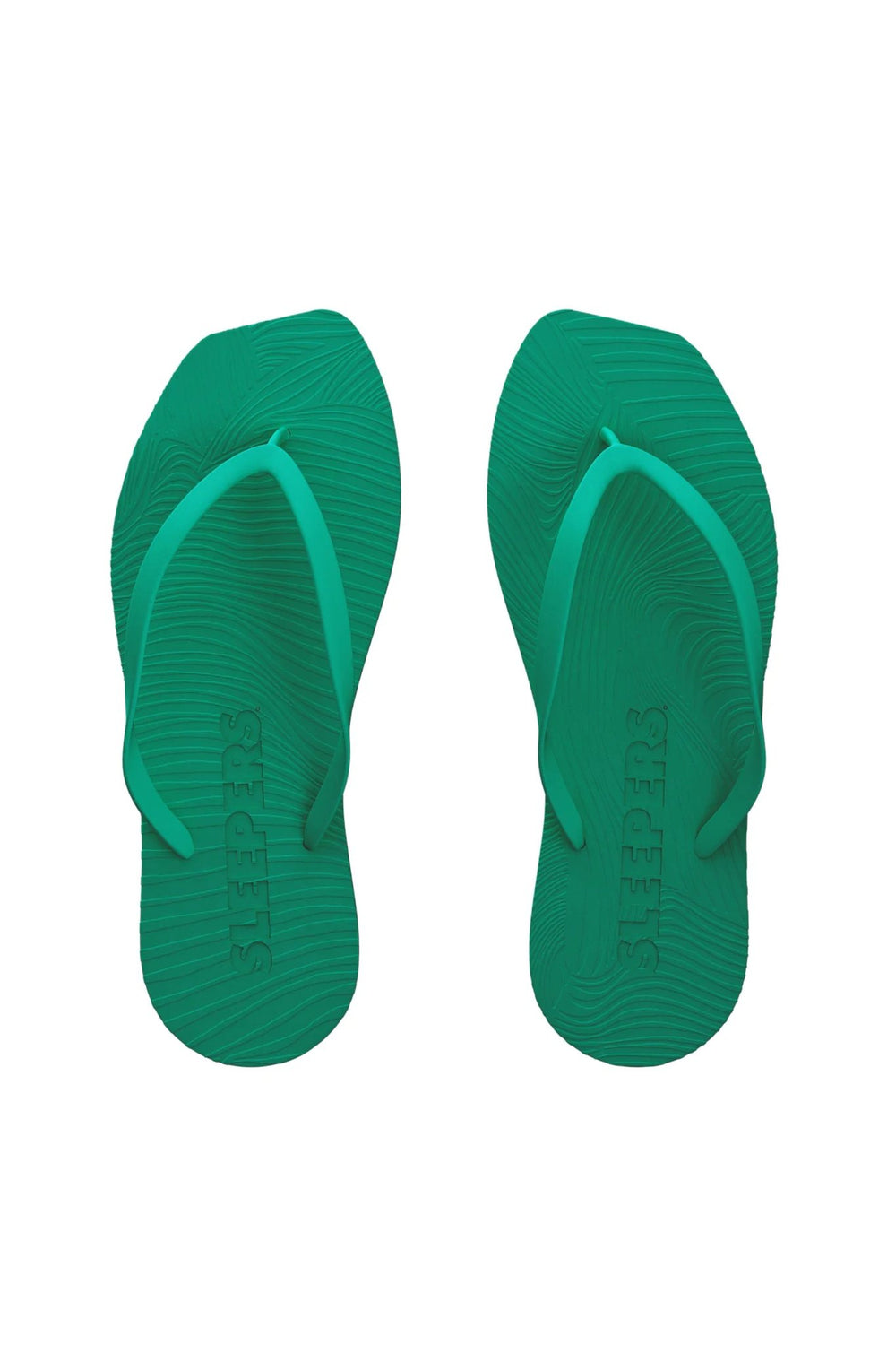 Tapered Flip Flop Emerald Green | Sko | Smuk - Dameklær på nett