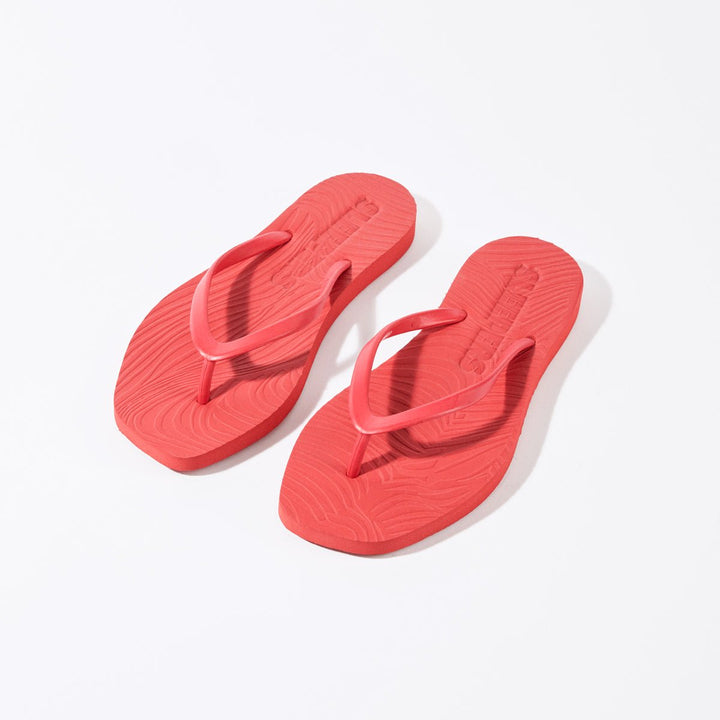 Tapered Flip Flop Red | Sko | Smuk - Dameklær på nett