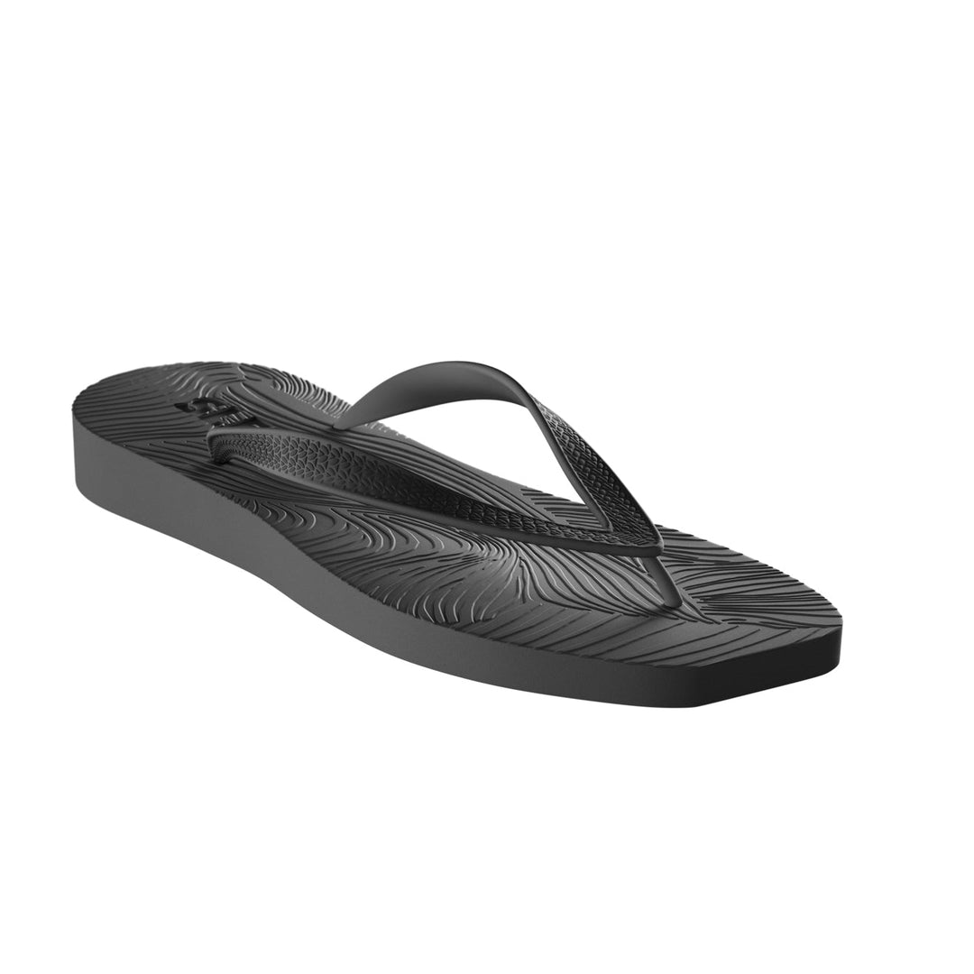 Tapered Plattform Flip Flop Black | Sko | Smuk - Dameklær på nett