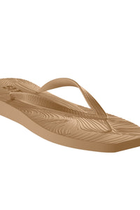 Tapered Plattform Flip Flop Sand