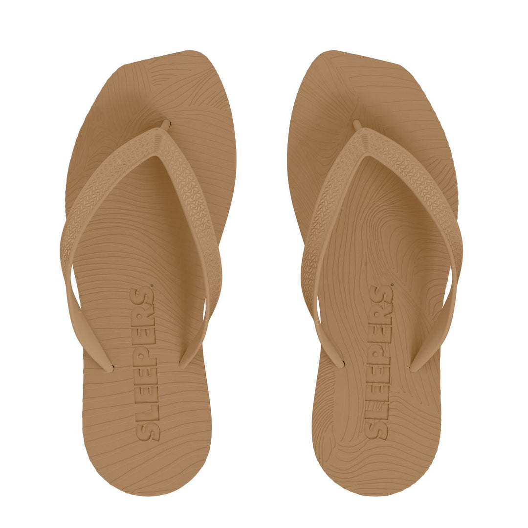 Tapered Plattform Flip Flop Sand