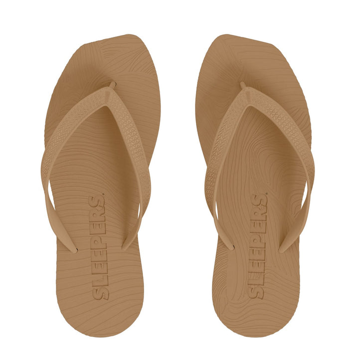 Tapered Plattform Flip Flop Sand