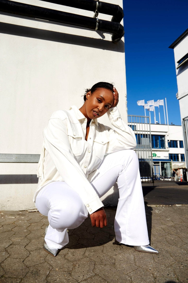 Tara Jeans White | Bukser | Smuk - Dameklær på nett