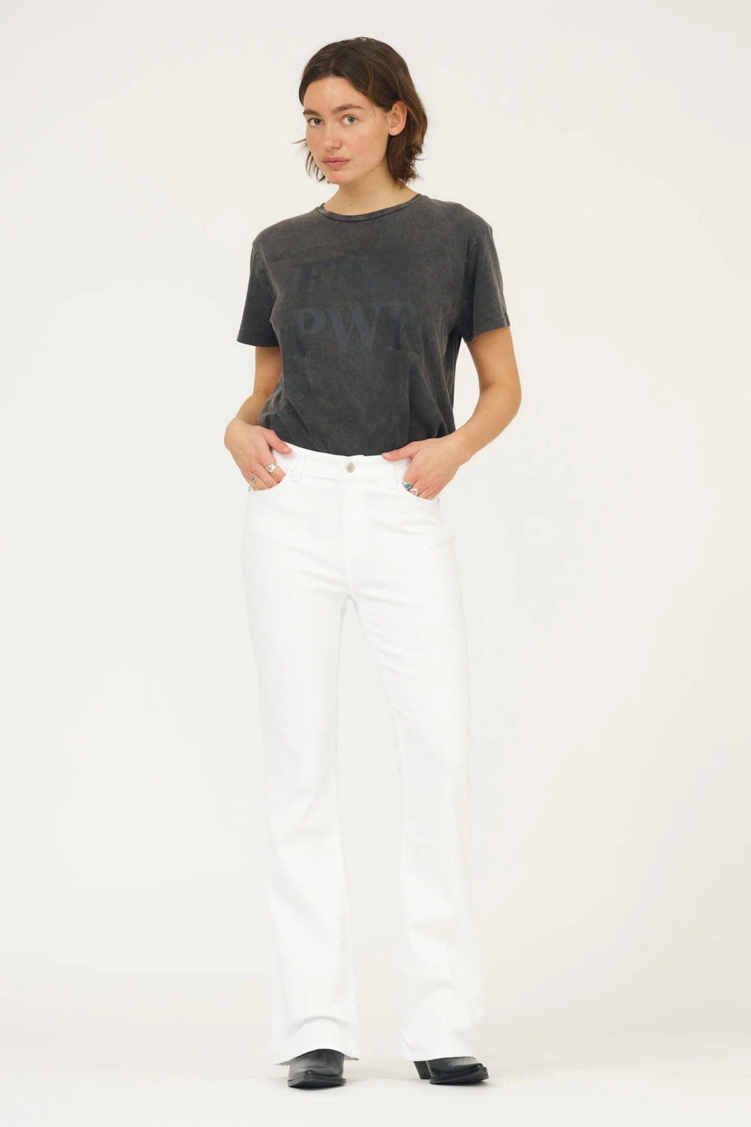 Tara Jeans White | Bukser | Smuk - Dameklær på nett