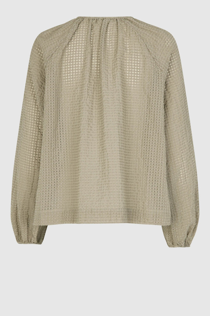 Tascha Blouse Vintage Khaki | Skjorter og bluser | Smuk - Dameklær på nett