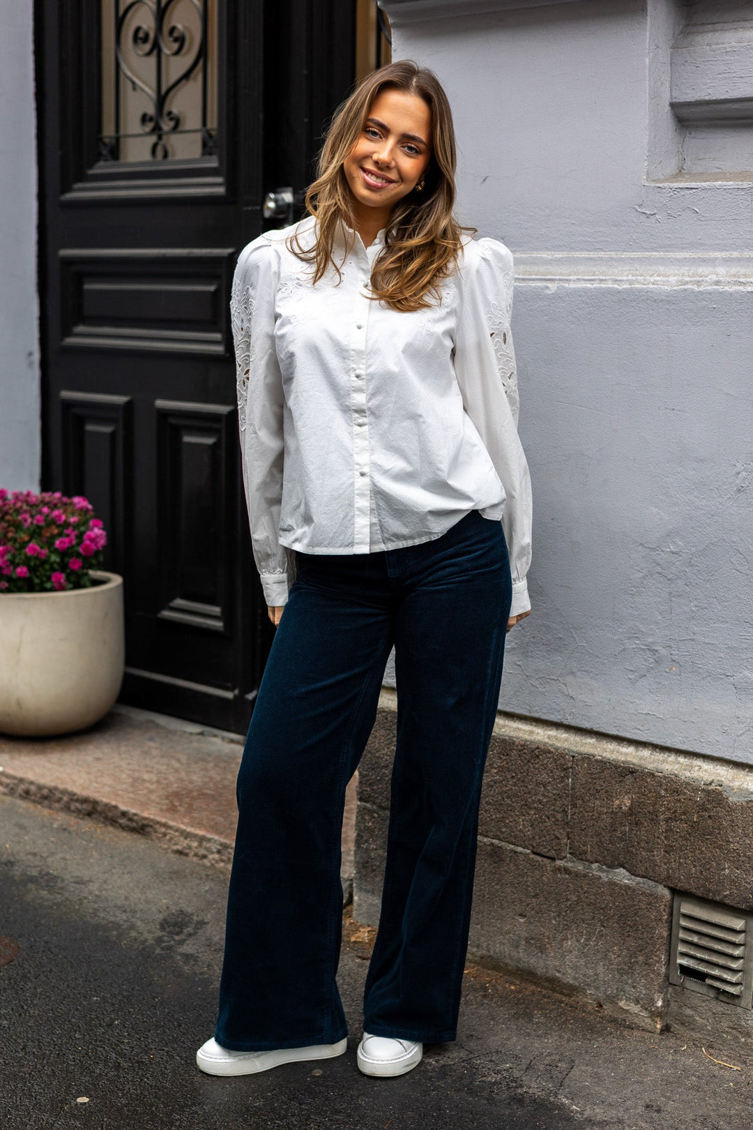 Taylor Cord Jeans Dark Blue | Bukser | Smuk - Dameklær på nett
