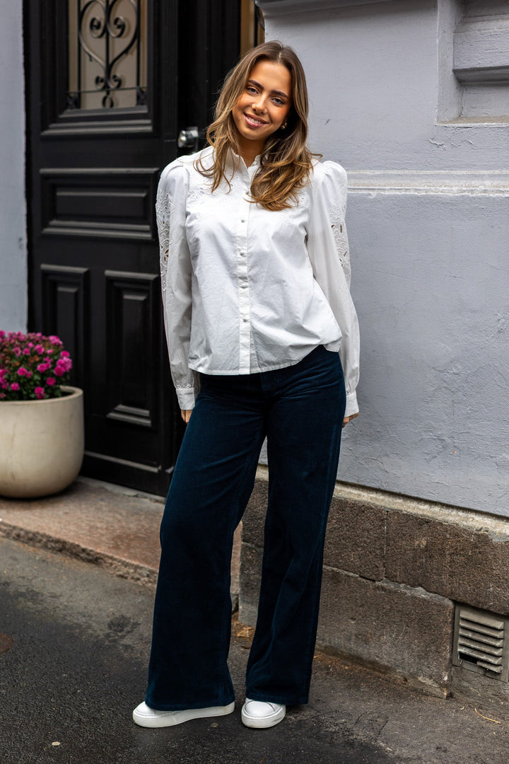 Taylor Cord Jeans Dark Blue | Bukser | Smuk - Dameklær på nett