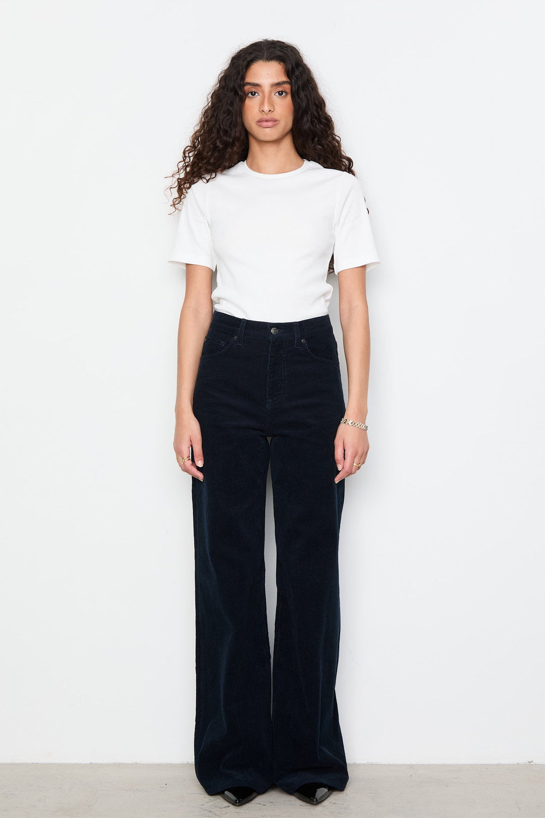 Taylor Cord Jeans Dark Blue | Bukser | Smuk - Dameklær på nett