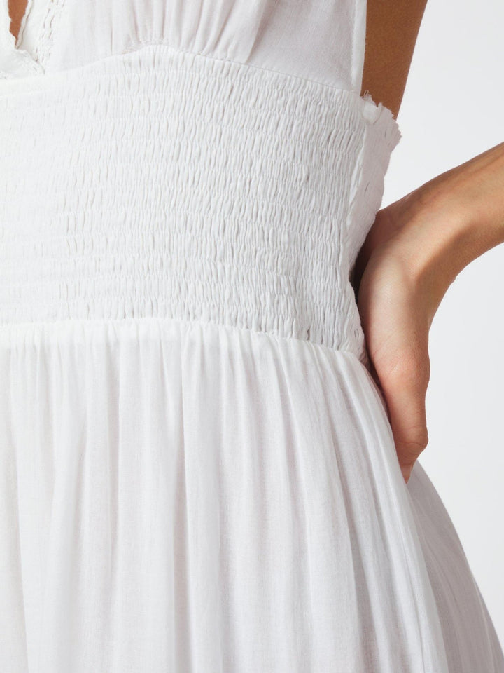 Terese S Voile Dress White | Kjoler | Smuk - Dameklær på nett