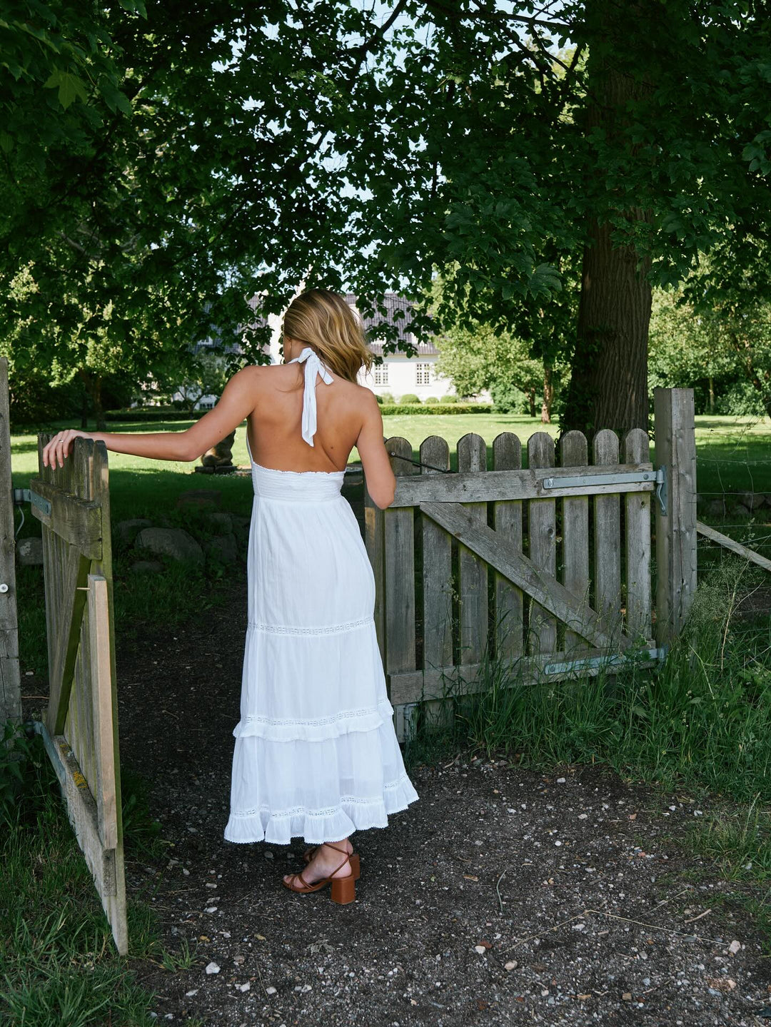 Terese S Voile Dress White | Kjoler | Smuk - Dameklær på nett