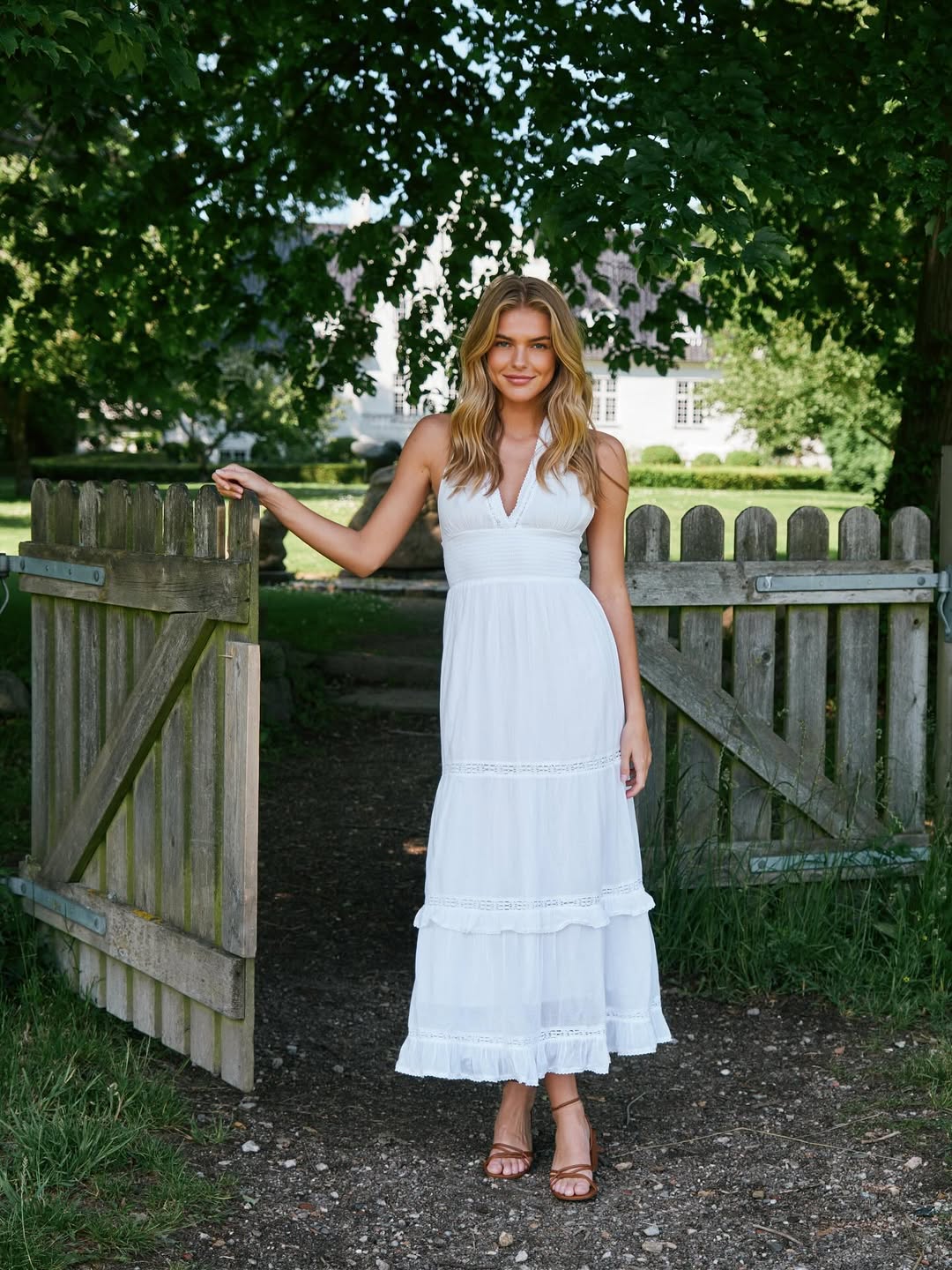 Terese S Voile Dress White | Kjoler | Smuk - Dameklær på nett