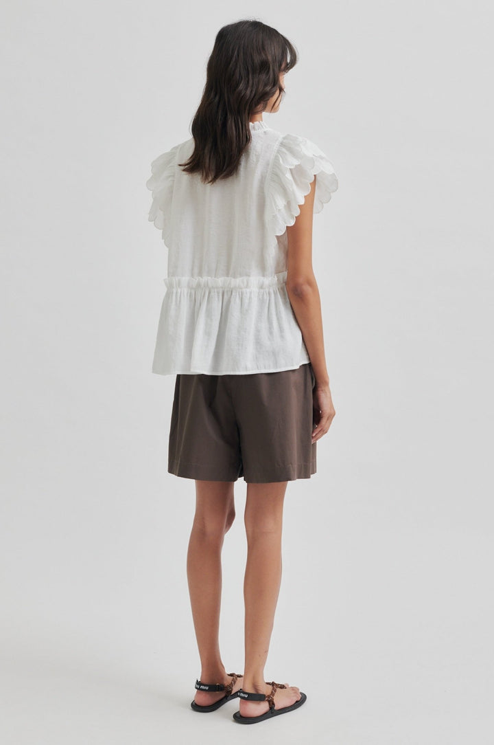 Terra Frill Top White Alyssum | Topper | Smuk - Dameklær på nett