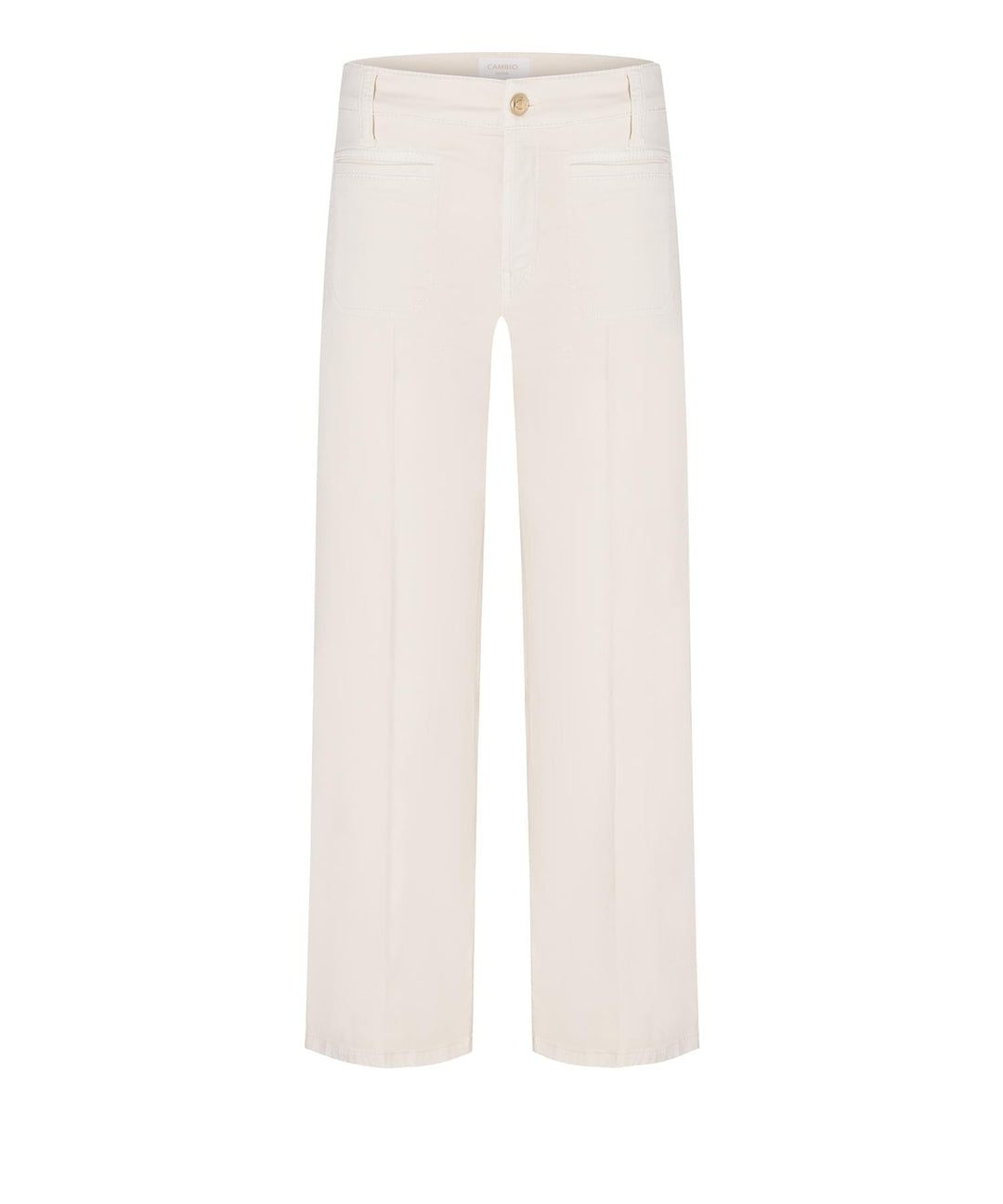 Tess Cropped Pants Marshmallow | Bukser | Smuk