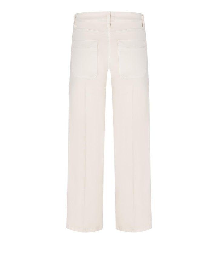 Tess Cropped Pants Marshmallow | Bukser | Smuk