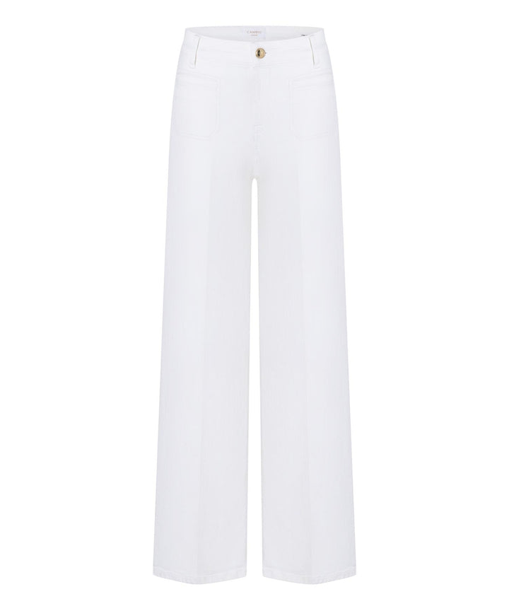 Tess Wide Leg Pure White Stone | Bukser | Smuk - Dameklær på nett