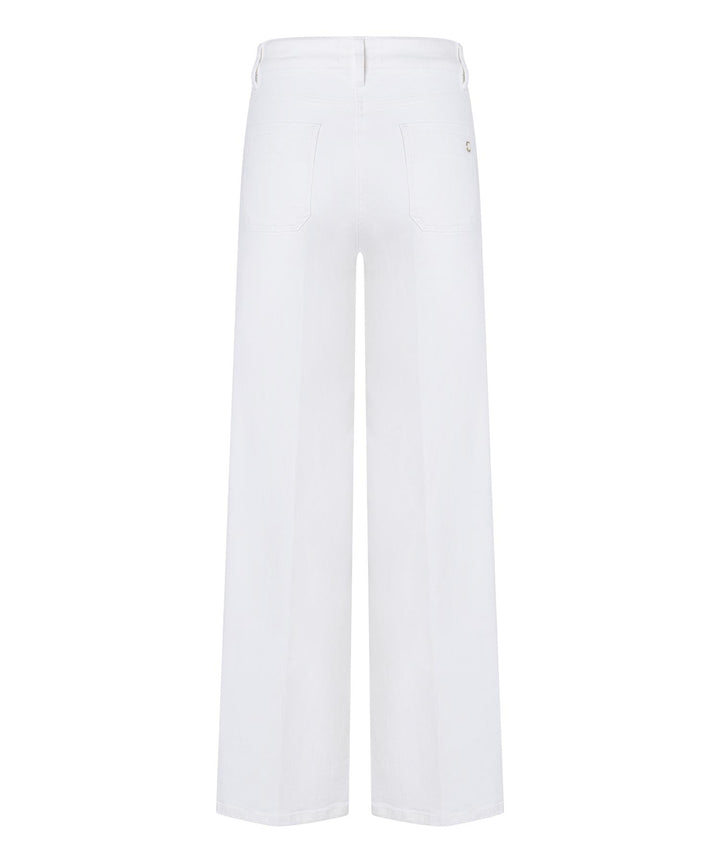 Tess Wide Leg Pure White Stone | Bukser | Smuk - Dameklær på nett