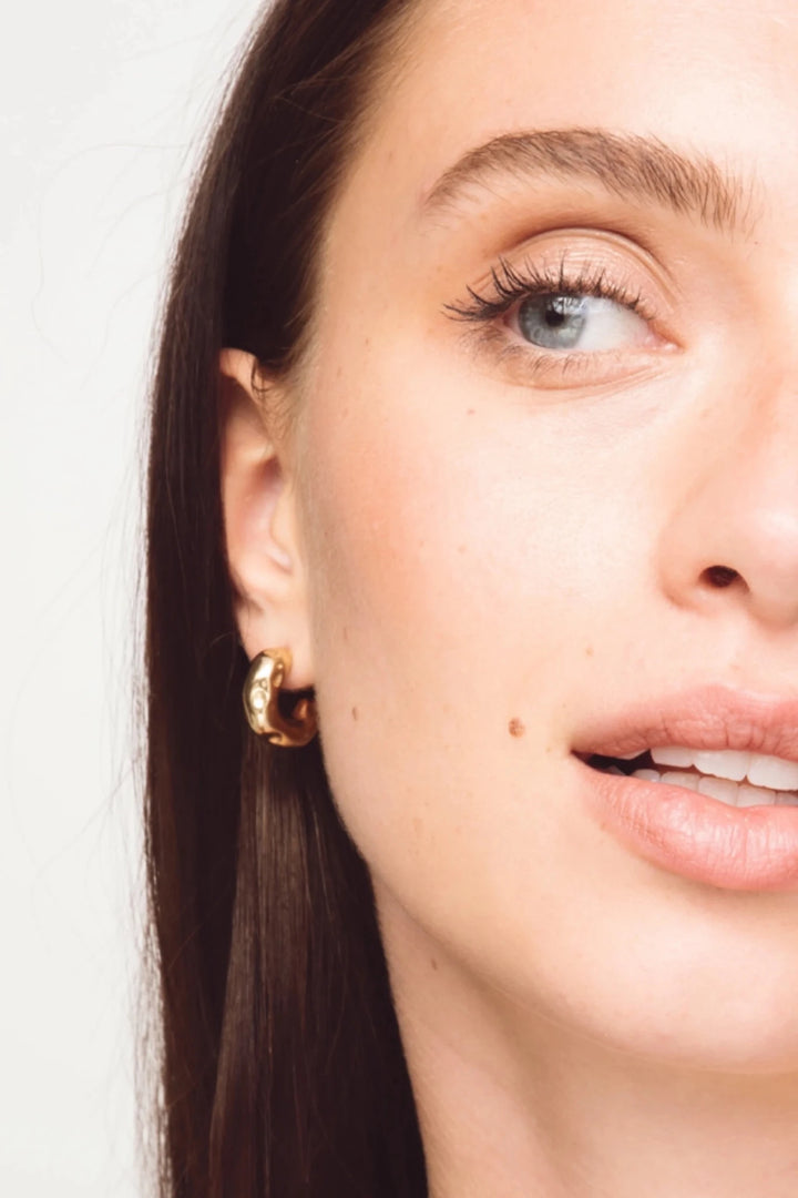 The Chunky Earring Gold | Accessories | Smuk