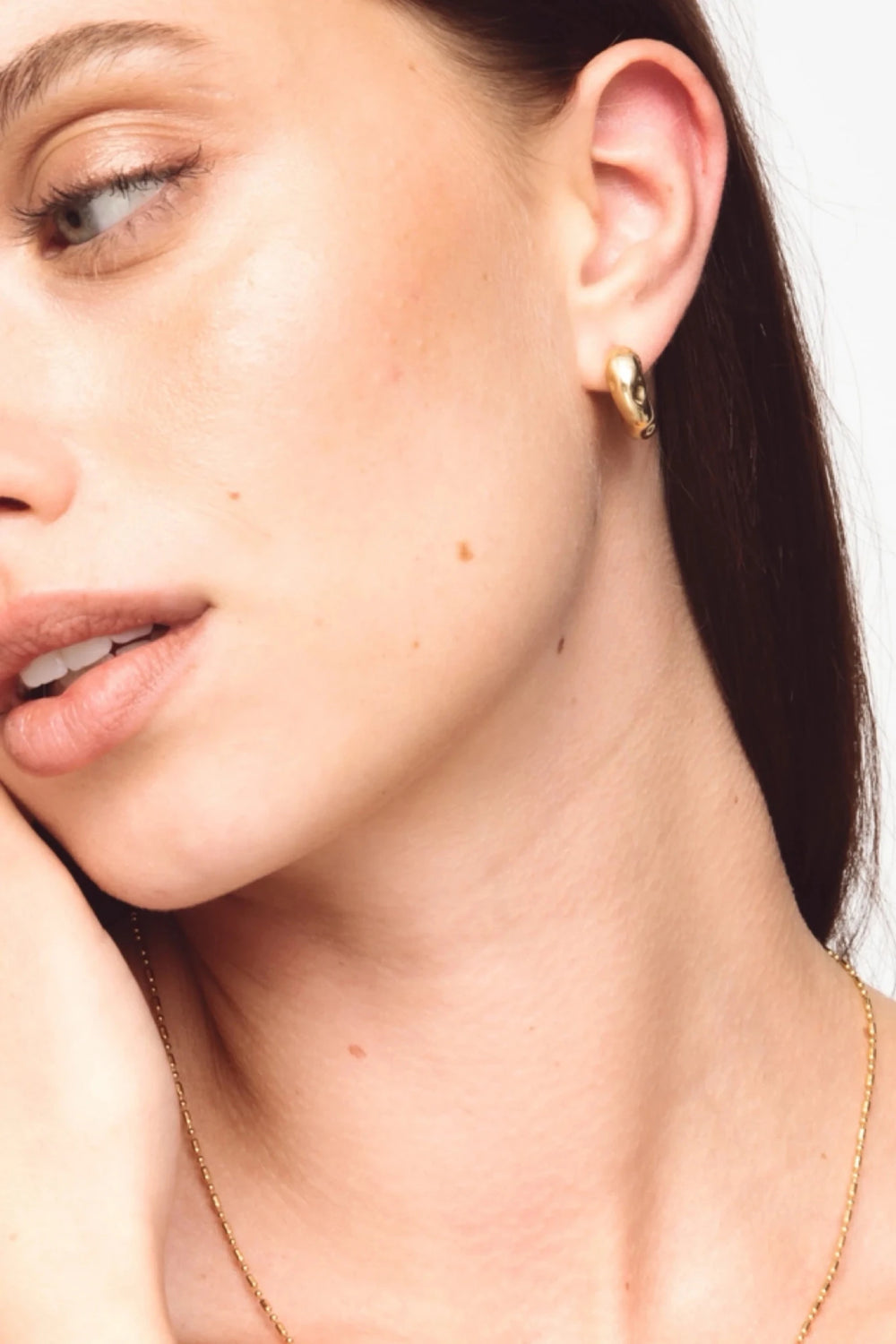 The Chunky Earring Gold | Accessories | Smuk