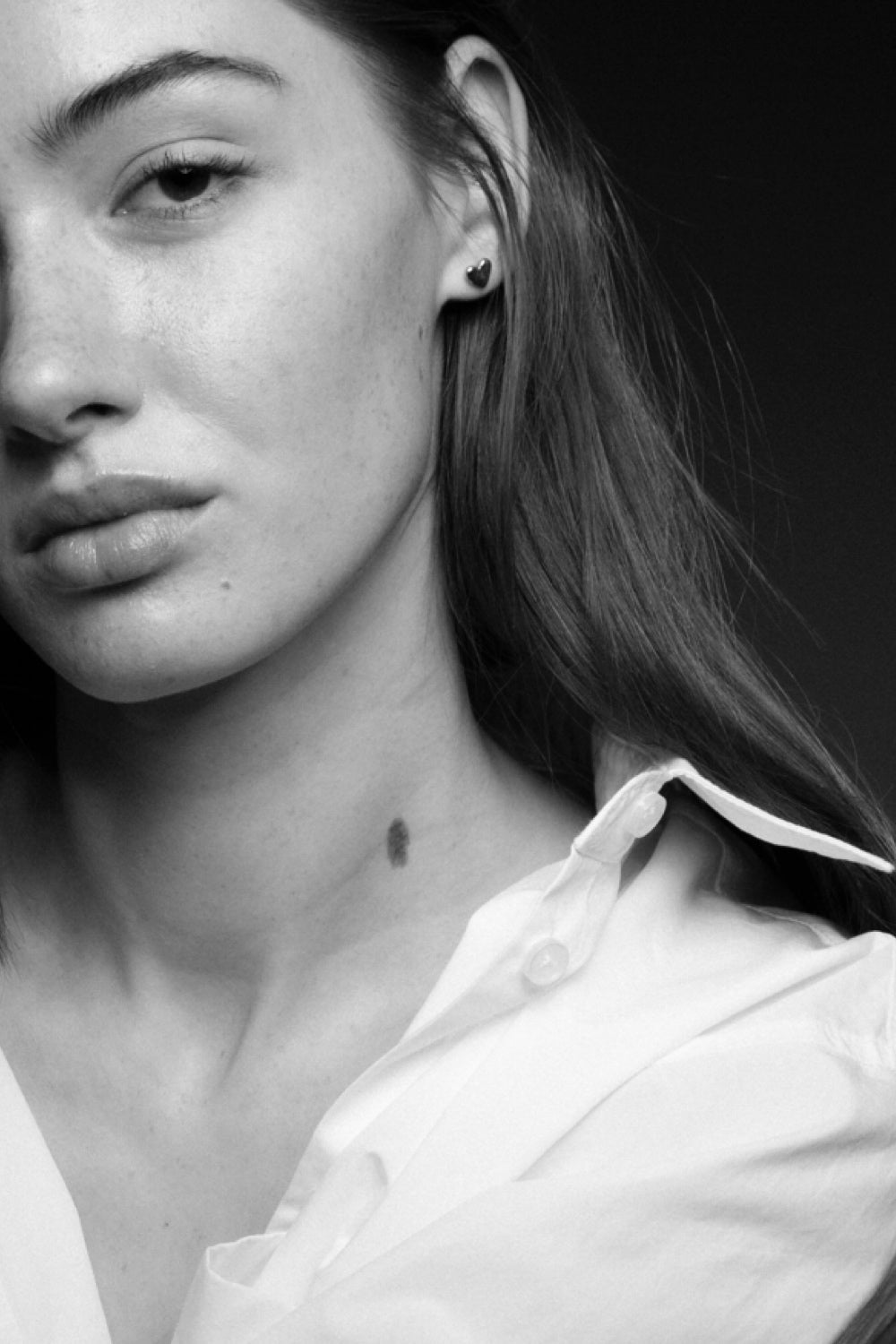 The Pebble Heart Studs Gold | Accessories | Smuk