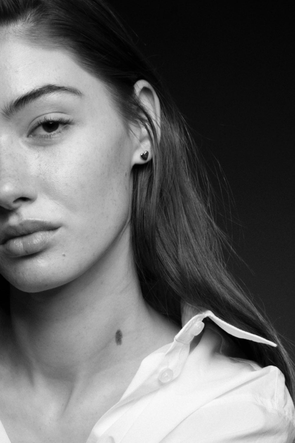 The Pebble Heart Studs Gold | Accessories | Smuk