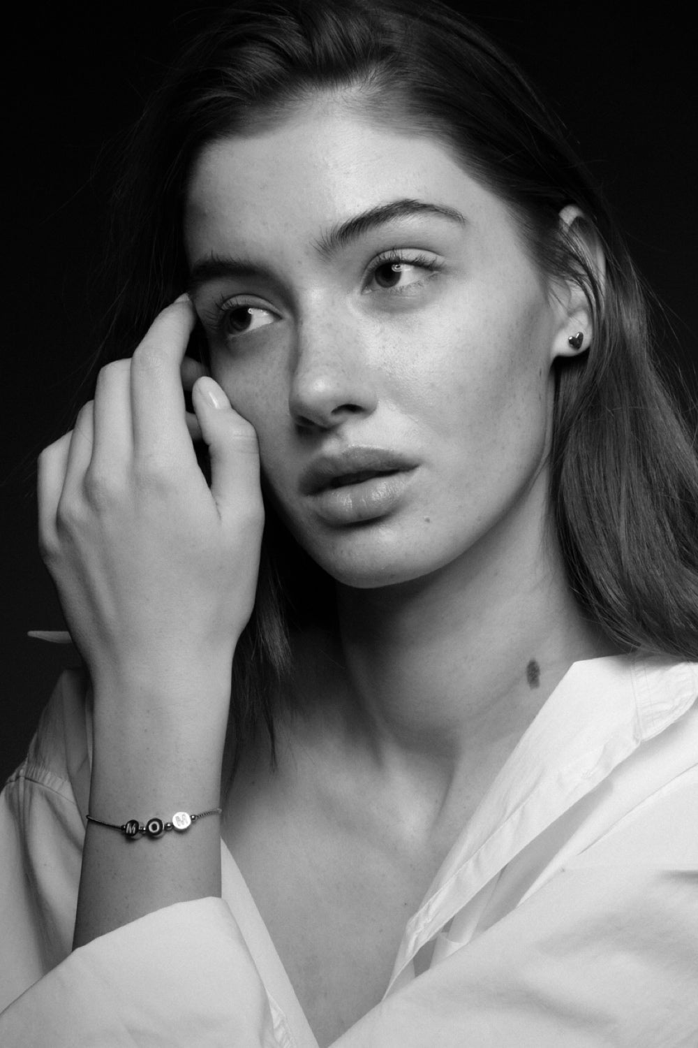The Pebble Heart Studs Gold | Accessories | Smuk